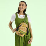 Pluto 95th Anniversary Plaid Sling Crossbody Bag with Coin Bag LFlifestyle1 view 2
